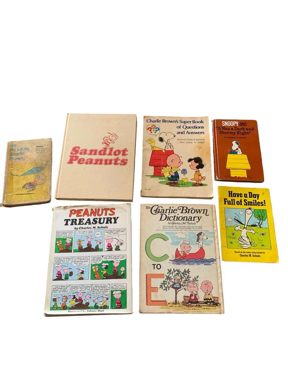 Charles‎ M. Schulz Peanut Books Lot Of 7 Various Titles